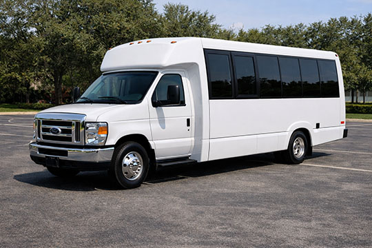 18-passenger minibus available for charter in El Segundo, CA